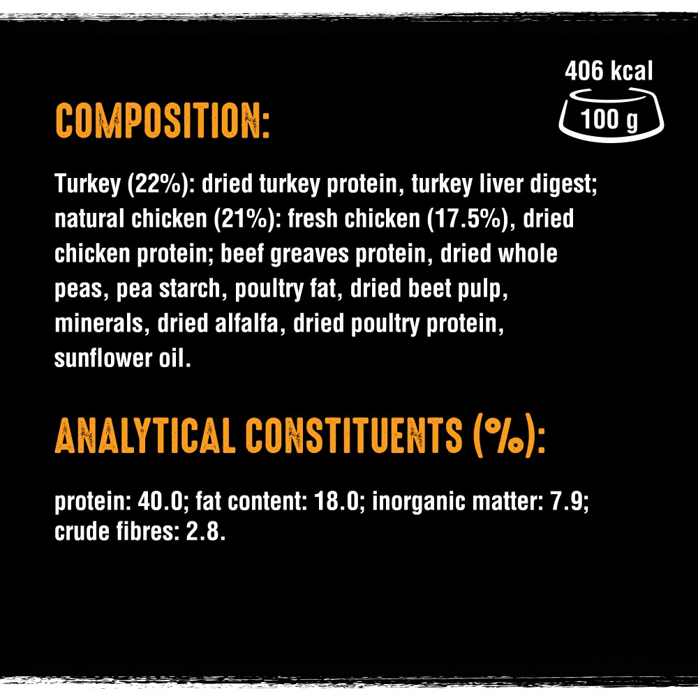 CRAVE™ Adult Dry Cat Food with Turkey & Chicken 7 Kg - 4