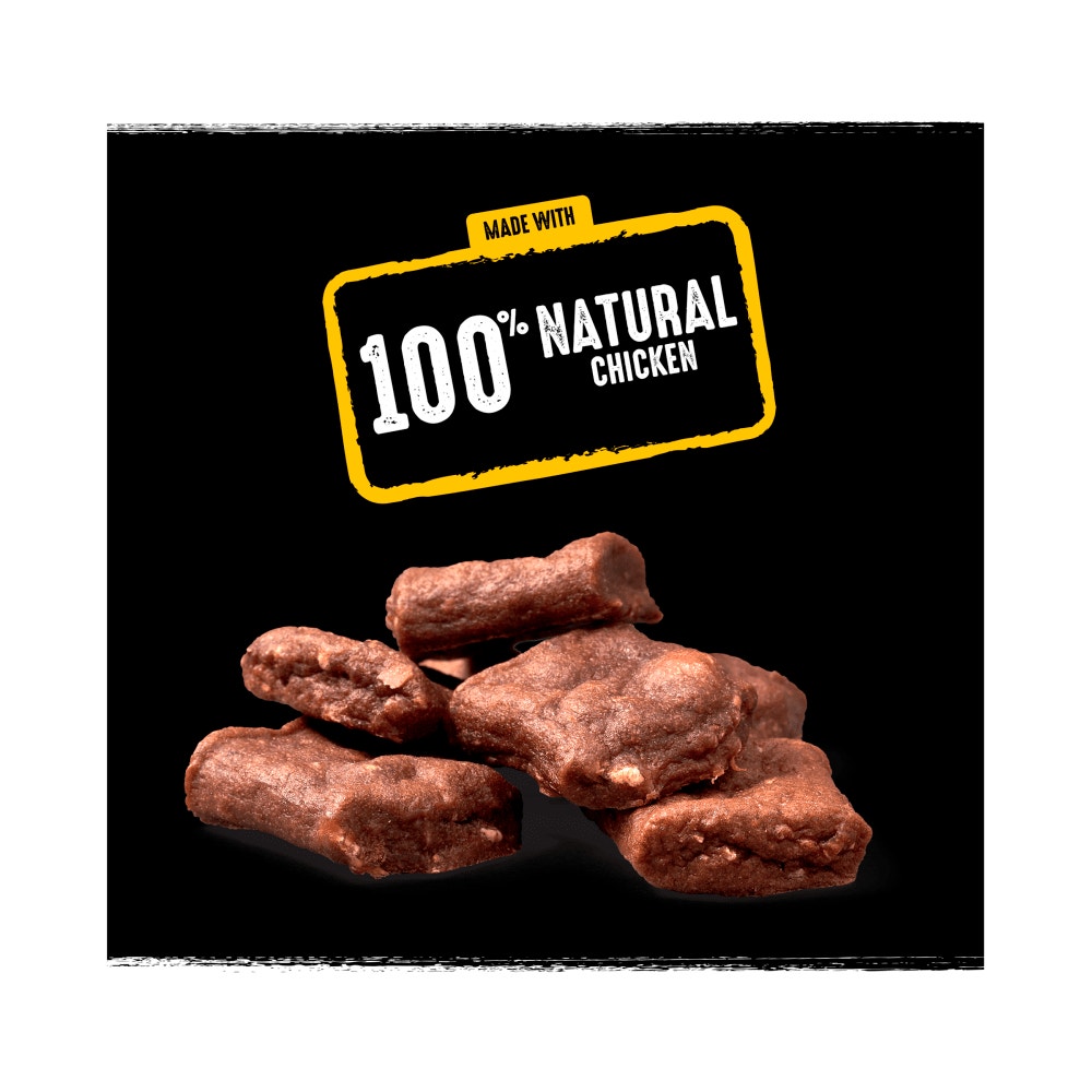 Crave Natural Grain Free Protein Chunks Adult Dog Treat Chicken 55g - 2