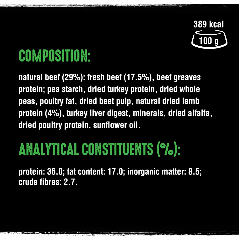 CRAVE™ Adult Dry Dog Food with Lamb & Beef 1kg, 2.8kg, 7kg & 11.5kg - 4