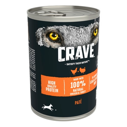 Adult Wet Dog Food Can with Chicken & Turkey in Loaf